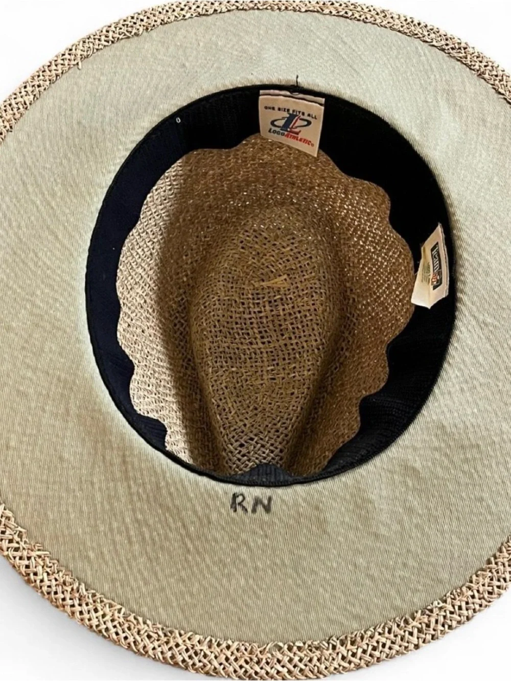 Vintage Logo Athletic NFL Official On Field Straw Bucket Hat